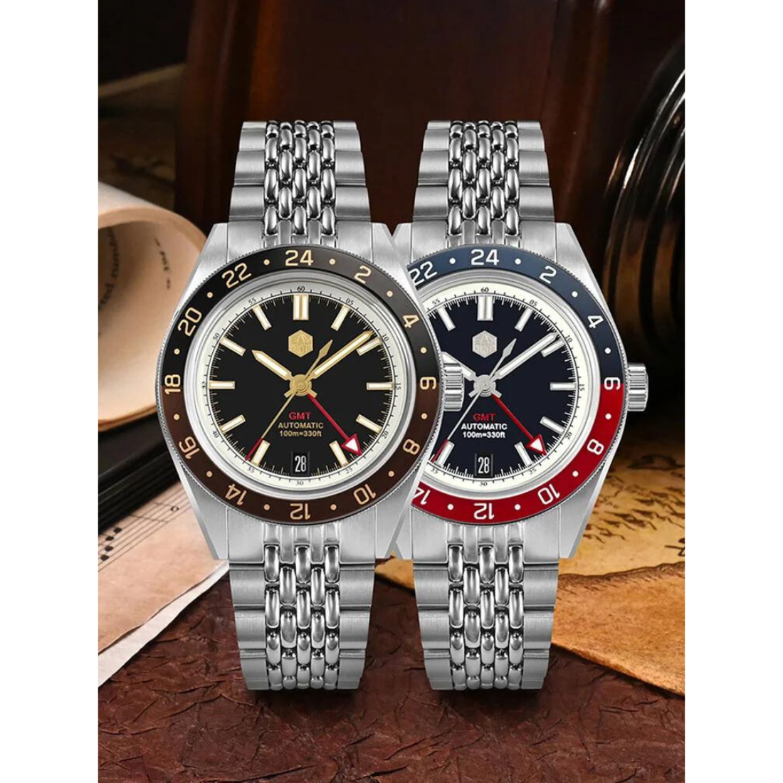 GMT Watch - Luxury Automatic