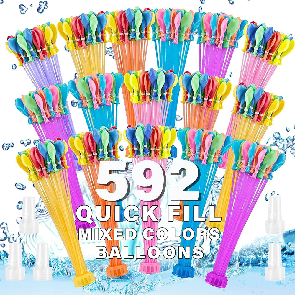 Quick Fill Water Balloons Summer Splash Party Fun