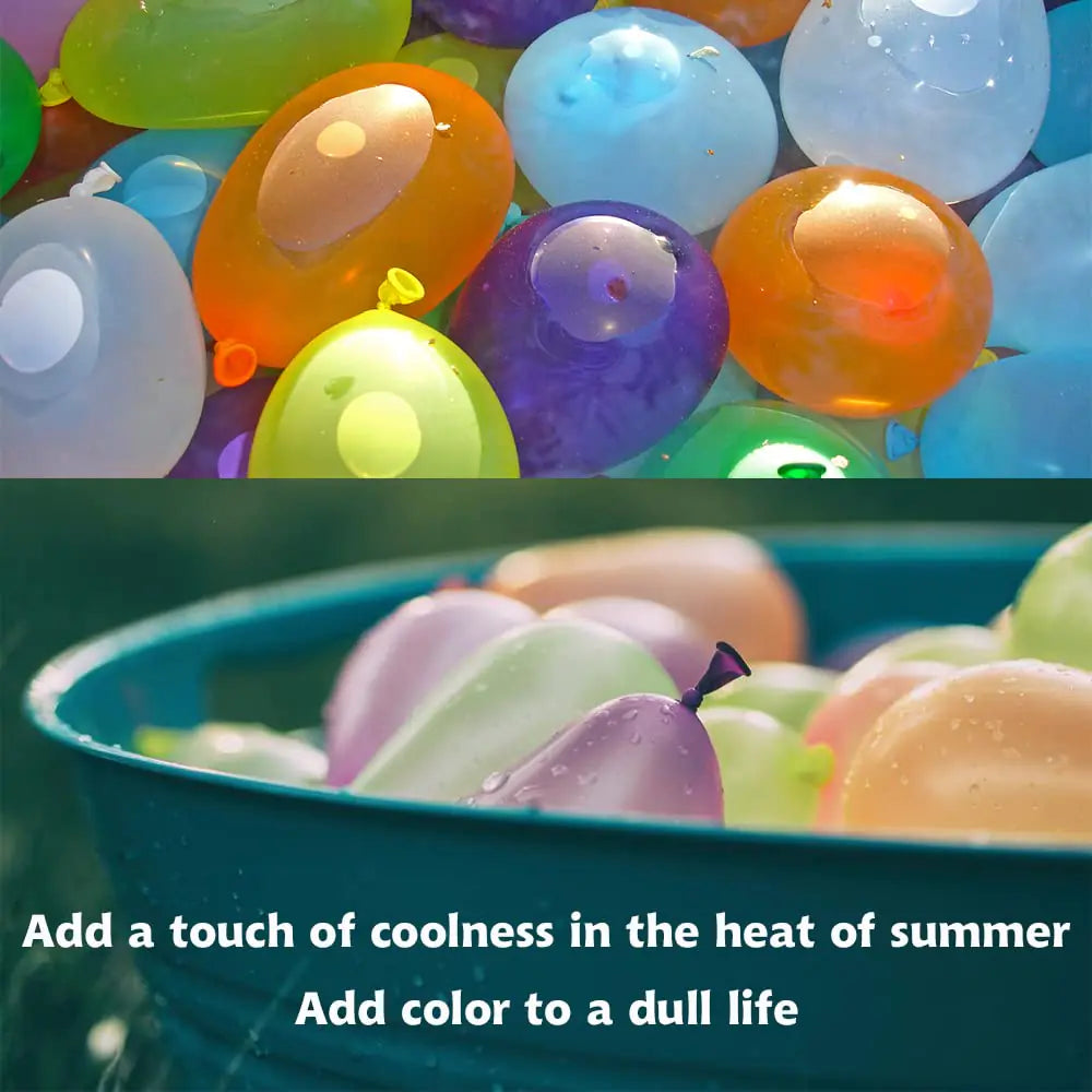 Quick Fill Water Balloons Summer Splash Party Fun