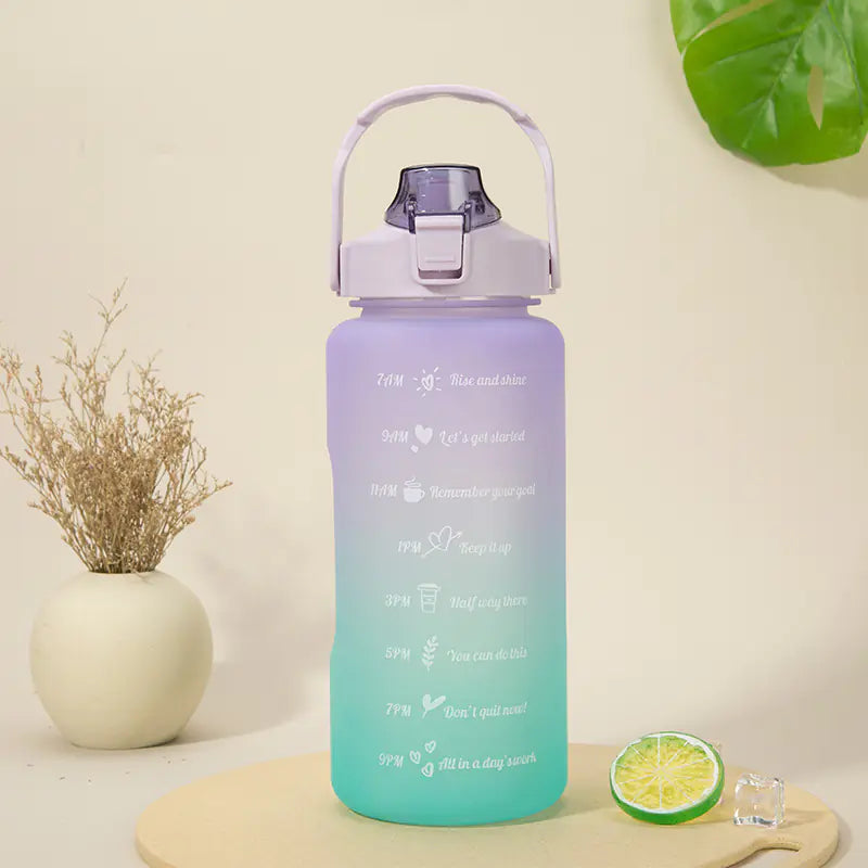 Large Capacity Water Bottle with Straw