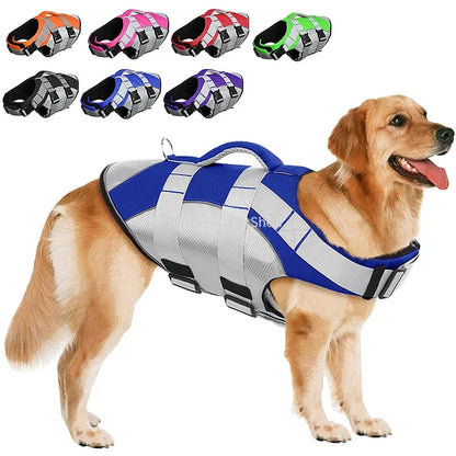 Adjustable Reflective Dog Life Jacket